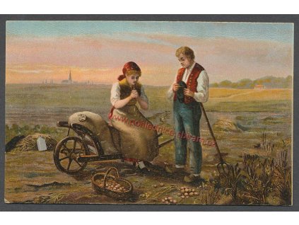 Večerní modlitba, cca 1920