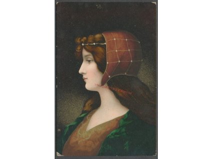 Dáma v čepci, cca 1925