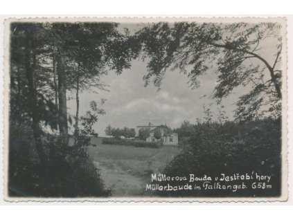 66 - Trutnovsko, Müllerova Bouda u Jestřebí hory, cca 1936