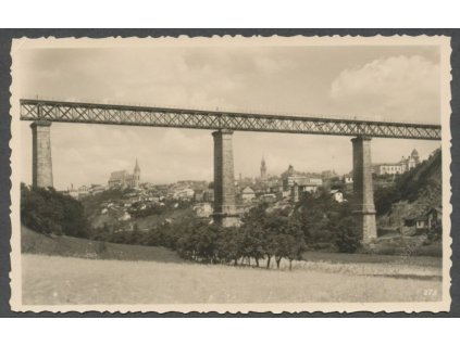 74 - Znojmo, most severozápadní dráhy, ca 1930