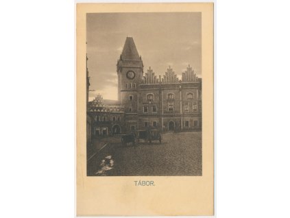 64 - Tábor, partie z náměstí, cca 1916