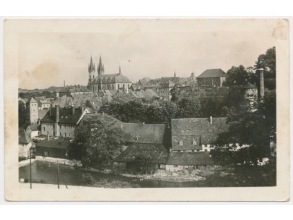 08 - Cheb, celkový pohled na město, cca 1950