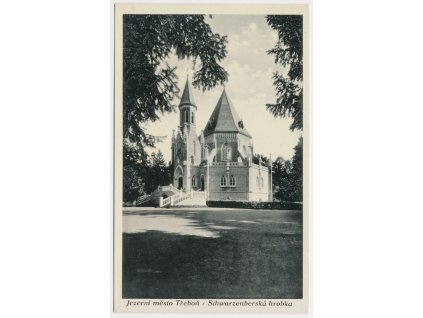 24 - Jindřichohradecko, Třeboň, Schwarzenberská hrobka, cca 1938