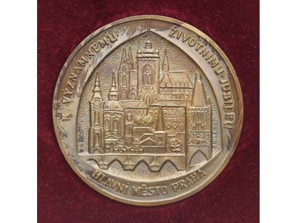 ČSSR, AE medaile K významnému životnímu jubileu - Praha, stav 1/1