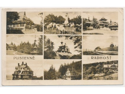 71 - Vsetínsko, Radhošť, Pustevny, 9 - ti záběr, cca 1951