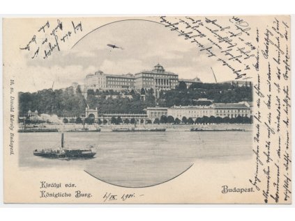 Maďarsko, Budapešť, Királyi vár, cca 1901