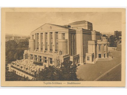 65 - Teplice, Stadttheater, divadlo, cca 1925