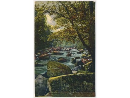 66 - Trutnovsko, Krkonoše, Čertova strouha, cca 1908