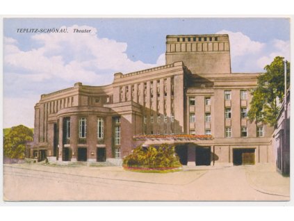 65 - Teplice, Theater, Divadlo, cca 1927