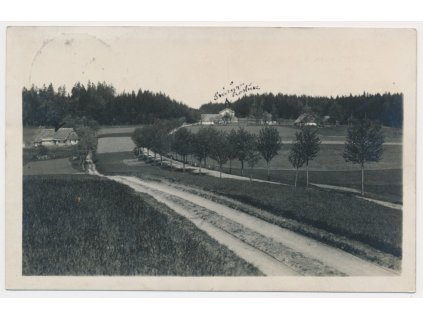 57 - Rychnovsko, Šediviny, celková pohled na obec, cca 1932