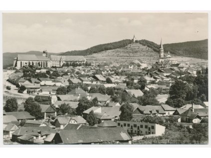 Slovensko, Levoča, celkový pohled, cca 1950