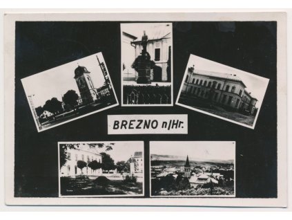 Slovensko, Brezno nad Hronom, 5 - ti záběr, cca 1945