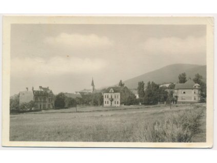65 - Teplicko, Hrob, pohled na město, cca 1953