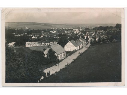 70 - Ústecko nad Orlicí, Kyšperk, celkový pohled, cca 1932
