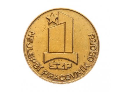 ČSSR, Nejlepší pracovník SPZ, zavírací jehla, stav 1/1