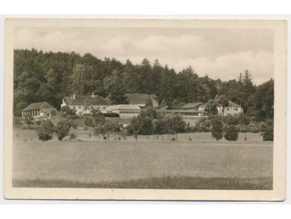 58 - Semilsko, Český ráj, Lázně Sedmihorky, celkový pohled, cca 1950