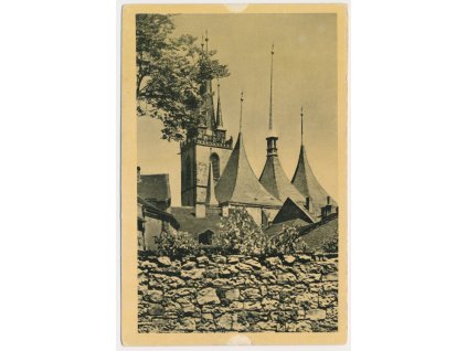 34 - Louny, Chrám sv. Mikuláše, cca 1925