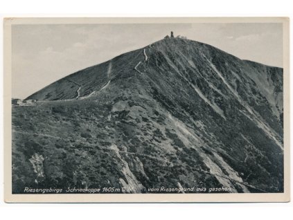 66 - Trutnovsko, Krkonoše, Sněžka, cca 1930