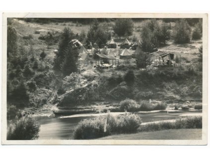 01 - Benešovsko, Dolní Kralovice, Skautský tábor, Grafo Čuda, cca 1940