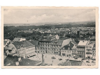 29 - Kolín, pohled na náměstí a okolí, cca 1940