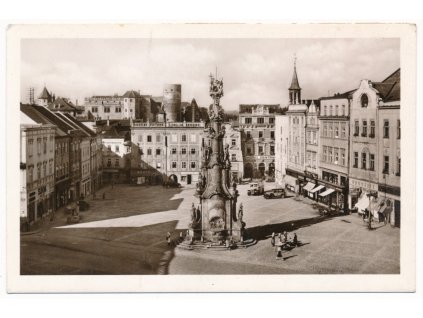 24 - Jindřichův Hradec, partie z náměstí, cca 1930