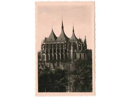31 - Kutná Hora, Chrám sv. Barbory, foto J. Švec, cca 1940