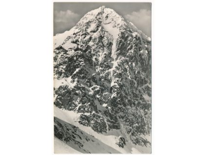 Slovensko, Vysoké Tatry, Lomnický štít, cca 1945