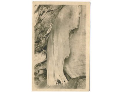 Slovensko, Dobšinská l'adová jaskyňa, Časť opony, cca 1950