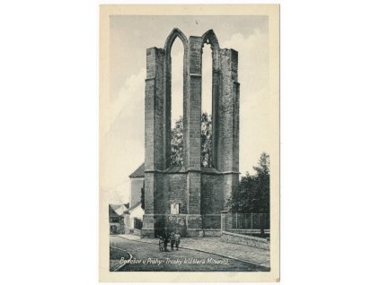 01 - Benešov, Trosky kláštera Minoritů, cca 1942