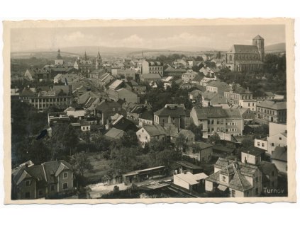 58 - Semilsko, Turnov, celkový pohled, cca 1935