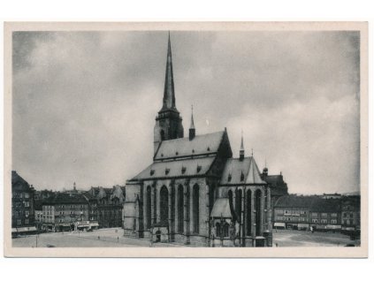 47 - Plzeň, Chrám sv. Bartoloměje, cca 1940