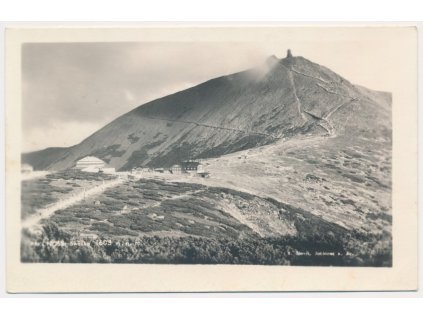 66 - Trutnovsko, Krkonoše, Sněžka, cca 1945