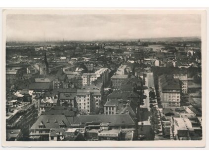 43 - Ostrava, Moravská Ostrava, celkový pohled, cca 1947