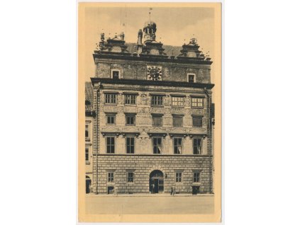47 - Plzeň, partie před radnicí, cca 1950