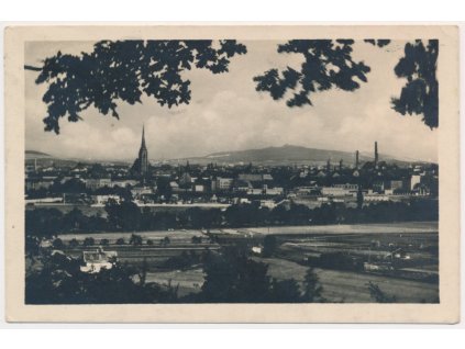 47 - Plzeň, Celkový pohled na město, cca 1948