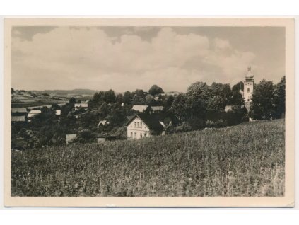 58 - Semilsko, Bozkov, celkový pohled, cca 1959