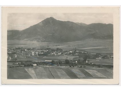 Slovensko, Liptovský Sv. Mikuláš, celkový pohled, cca 1950