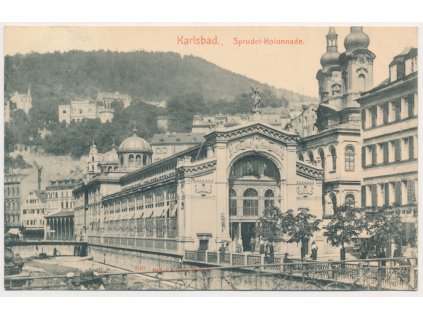 25 - Karlovy Vary, Sprudel Kolonade, cca 1910