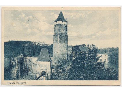 46 - Písecko, hrad Zvíkov, cca 1929
