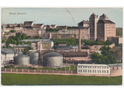 36 - Mladá Boleslav, pohled na město, cca 1921