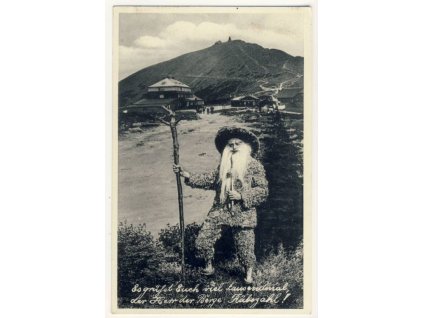 66 - Trutnovsko, Sněžka, cesta na vrchol, ca 1935