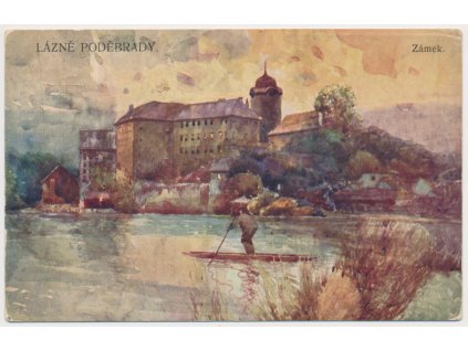 40 - Nymbursko, Poděbrady, Zámek, cca 1912