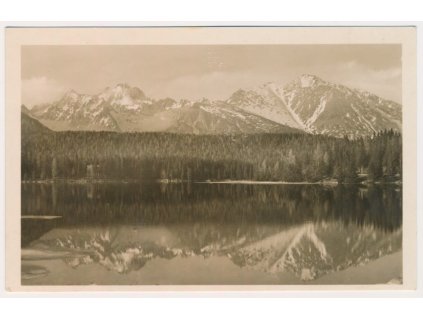Slovensko, Vysoké Tatry, Štrbské Pleso, Kopky, Vysoké..., cca 1948
