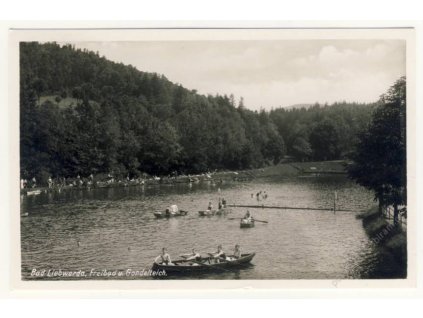 32 - Liberecko, lázně Libverda, bazén, ca 1940
