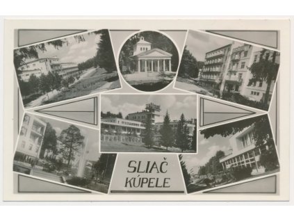 Slovensko, Sliač, Kúpele, 6 - ti záběr, cca 1946