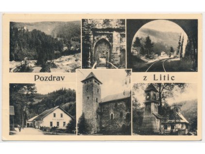 70 - Orlickoústecko, Litice nad Orlicí, 6 - ti záběr, cca 1948