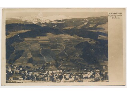 58 - Semilsko, Jablonec nad Jizerou, pohled na město, cca 1923
