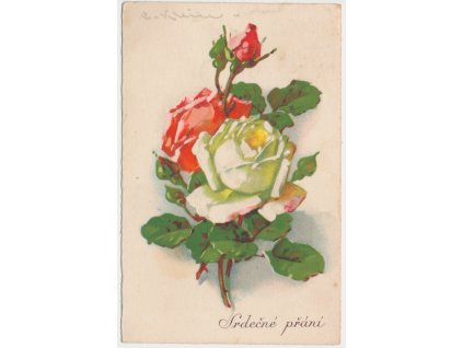 Srdečné přání, Růže, cca 1941