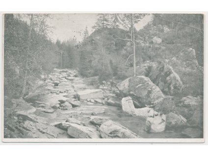 70 - Orlickoústecko, Divoká orlice u Čiháku, cca 1962