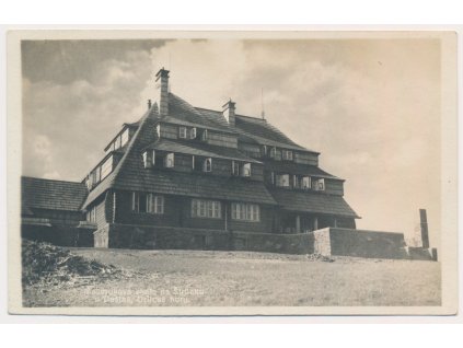 57 - Rychnovsko, Šerlich, Masarykova chata v Orlických horách, cca 1945